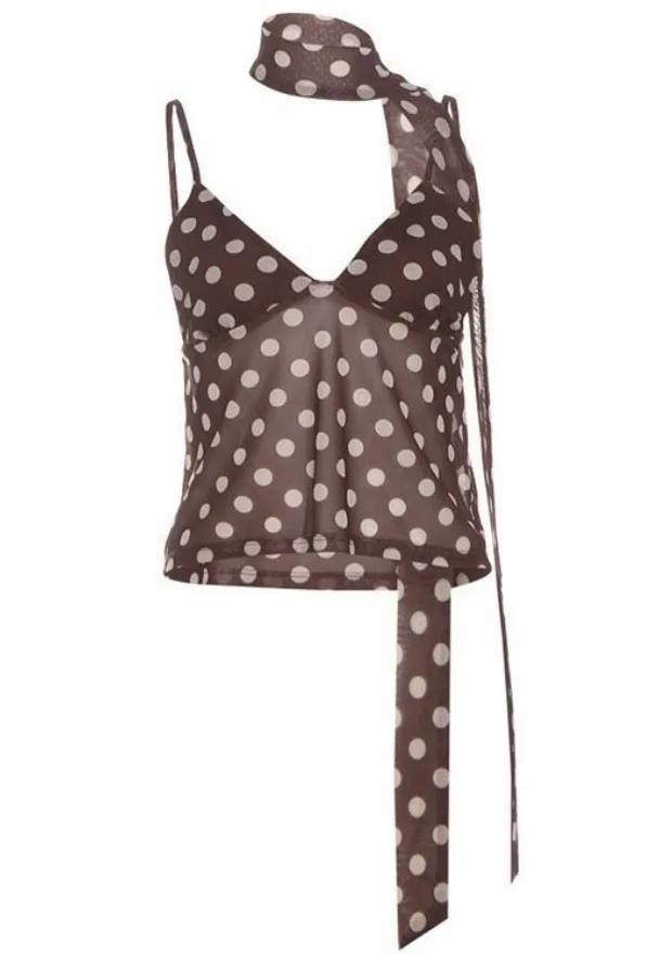 Polka dot top