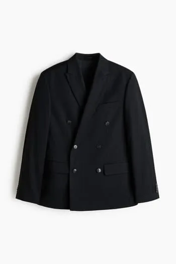 H&M Regular Fit Double-Breasted Jacket