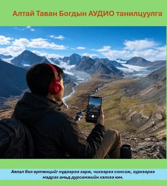 Алтай Таван Богдын АУДИО танилцуулга