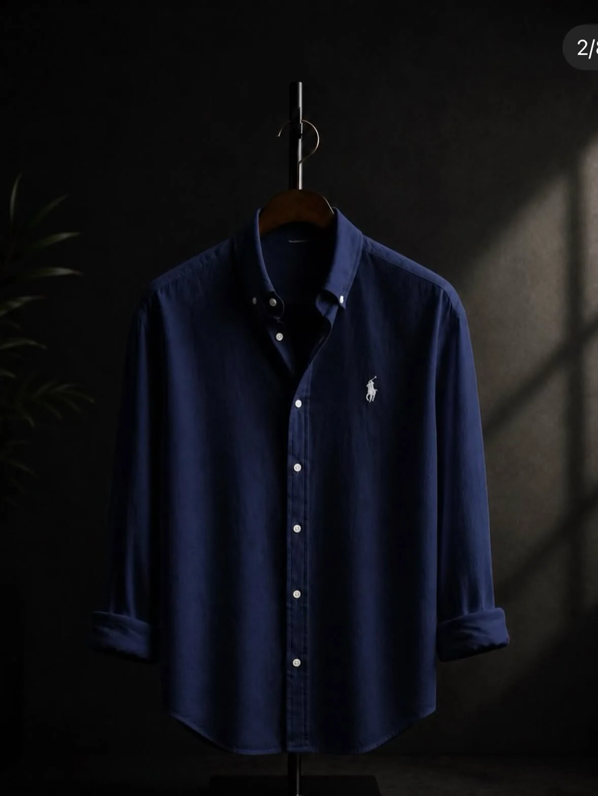 Dark Blue Oxford shirt